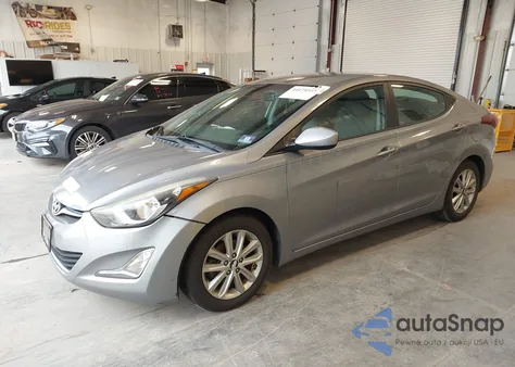 2015 Hyundai Elantra Se from USA, damaged, VIN KMHDH4AE5FU223630